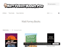 Tablet Screenshot of mattforneybooks.com
